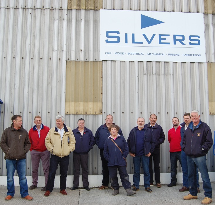 IIMS members who met at Silvers Marine for a two day training session.