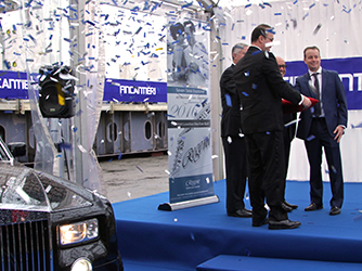 Fincantieri has laid the keel for the luxurious Seven Seas Explorer for Regent Seven Seas Cruises