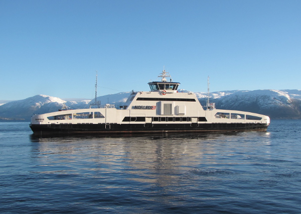 Norwegian shipbuilder Fjellstrand has built the world's first electric car ferry for Norled