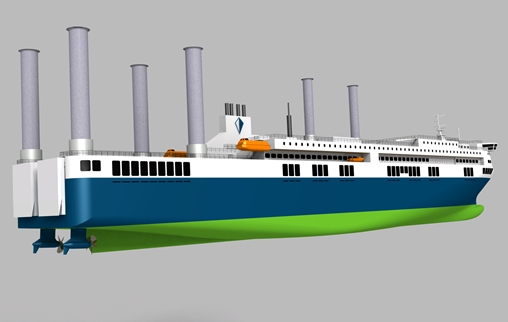 The new DeltaChallenger ro-pax concept design has been unveiled by Deltamarin