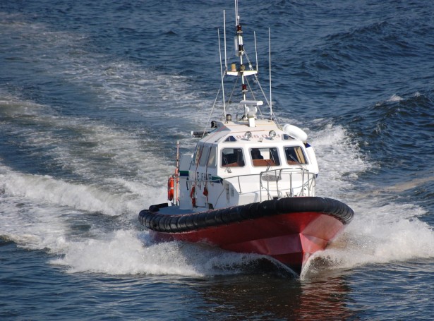 Just a photo I managed to take of a Le Havre pilot boat following beside the ferry I was on recently on a sunny evening