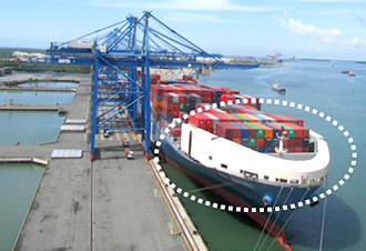 The new MOL energy saving windshield is clearly demonstrated in this photgraph
