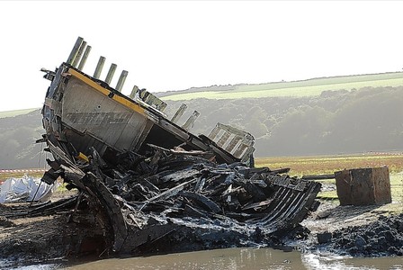 Boat dismantling is a tricky and contentious issue. Photo courtesy of Gwynnie Griffiths