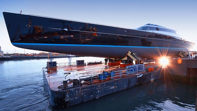 Aquijo, one of the largest ever sailing superyachts built is delivered