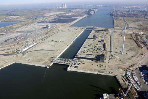 New Port of Antwerp lock. Image courtesy of the Belgian Government