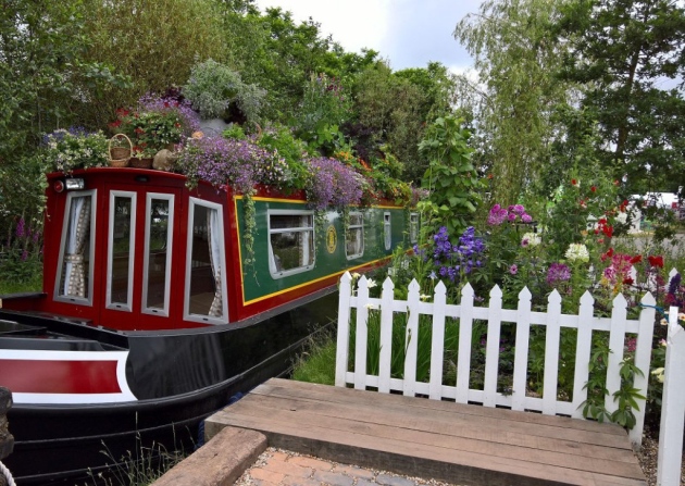The Canal & River Trust kicks off 'Boats in Bloom' Awards. (Photo from Gardeners' World Live 2016)