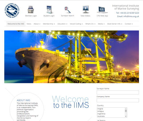 The IIMS web site attracted a record number of unique visitors recently