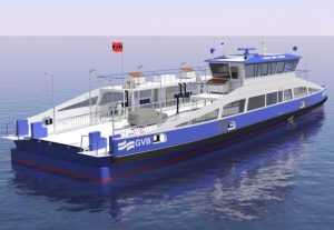 Just four minutes to recharge the Amsterdam ferries' batteries