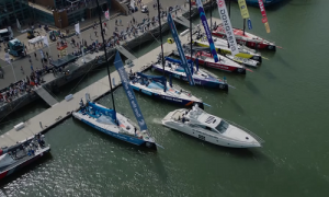 The self-docking system is centred around a joystick-controlled Volvo Penta Inboard Performance System (IPS)