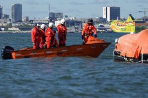 A sea anchor is a vital component to a rescue boat, reducing the likelihood of it drifting away or spinning around, and keeps it steady in the wind.