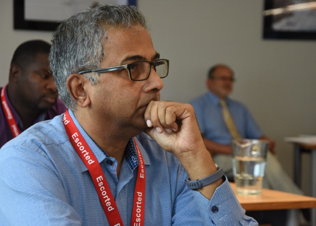 Raman Bala, Director of Shipping, British Virgin Islands (pictured) attending the MAIB training