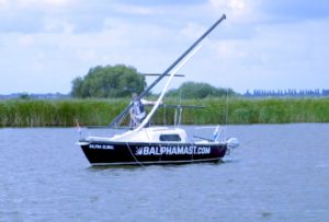 Key to the Balpha Mast program is the stainless-steel mast housing which can be adapted for use with the Barton Boomstrut which controls the boom under sail.