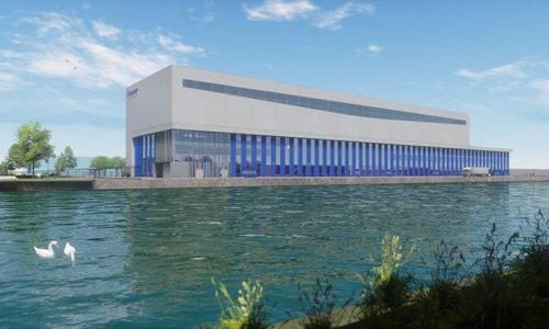 An artist's impression of the new Feadship facility, due to open in May 2019