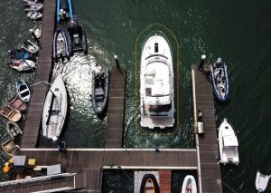 The system is designed to augment a captain's boat handling skills using the system’s Virtual Bumper zone technology around the vessel.