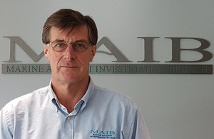 Capt Andrew Moll, Chief Inspector of Marine Accidents, MAIB