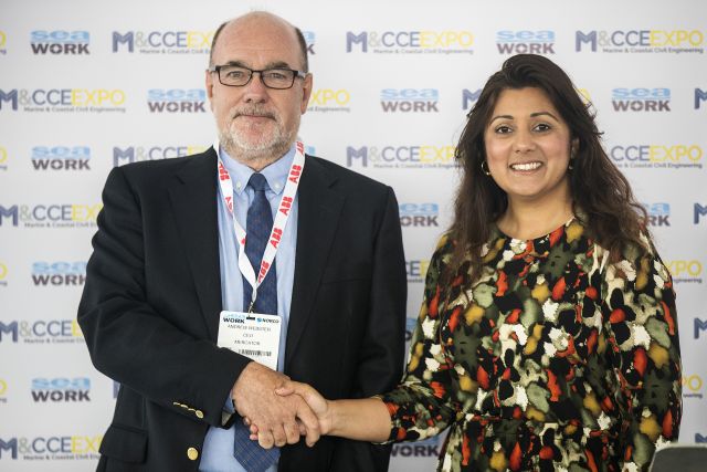 Nusrat Ghani MP (pictured right) with Mercator Media's CEO, Andrew Webster