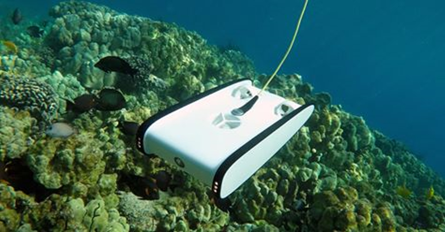 Figure 3: Micro Class Trident ROV “underwater drone” - Picture courtesy OpenROV