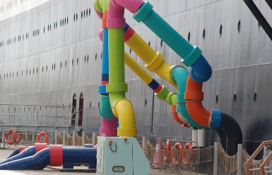The QE2 as you have never seen her before