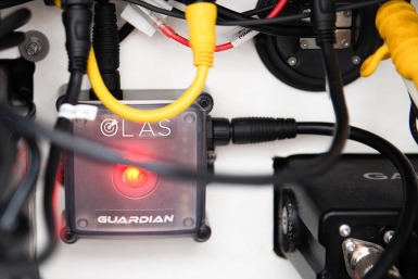 OLAS Guardian fitted inside a console. Photo © Exposure Lights