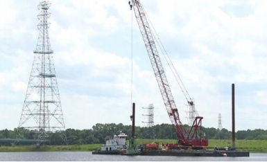 NTSB has published an investigation report into an incident with crane barge