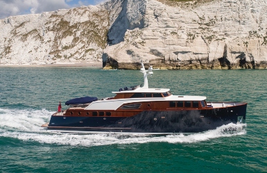 P70 motor yacht unveiled by Spirit Yachts