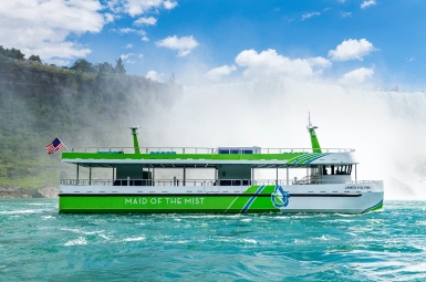 Seven minute recharge for zero-emission ferries for Niagara Falls tour
