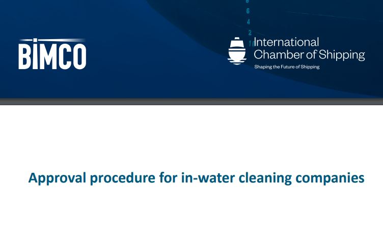 New approval procedues published for in-water cleaning companies
