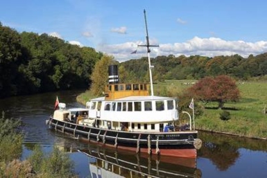 Historic steam-driven tug set to return to service. Photo credit: Thorndon Bearings
