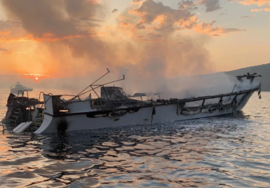 Photo credit: Ventura County Fire Department - AMSA to consider Conception fire NTSB findings when reviewing commercial vessel regulatory requirements