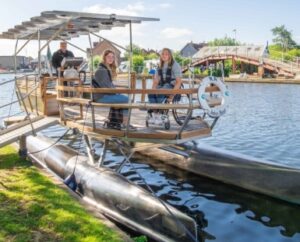 Ra - solar powered boat part of the ETB partnership