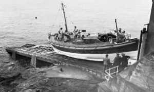 W&S on Penlee slipway courtsey Penlee Lifeboat
