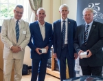 Richard Nicolson (send left) and Paul Homer (right) with their Awards