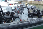 Specially kitted out RIB